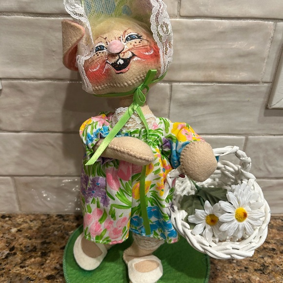 intage Annalee Mobilitee Easter Basket Duo – Bunny Rabbit...